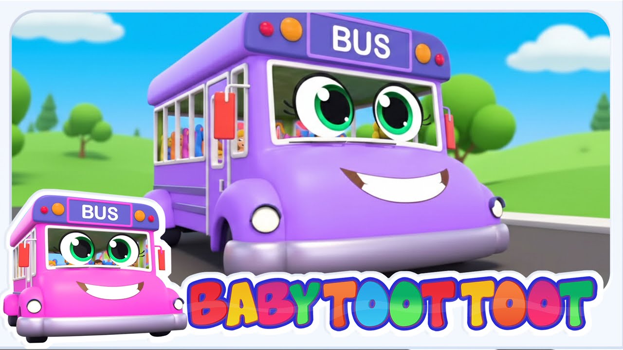 Rodas Do ônibus Rimas Pré-escolares Para Bebês em Portugues