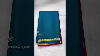 BUDGET FRIENDLY PURE MYSORE SILK SAREE WHATS APP 9686598741 #puremysoresilksarees#weavers #silkmark