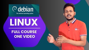 Complete Debian Linux Course in One Video | Linux Full Course In Hindi