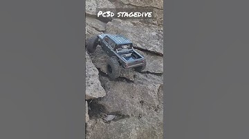 PC3D Stagedive on the Rocks #axial #jconcepts #hobbywingfusion #pc3d #stagedive #rccrawler