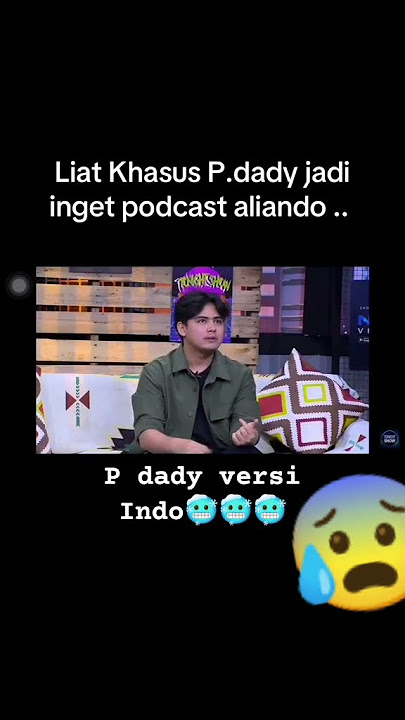 P diddy versi indo... #tonightshow #aliandosyarif #desta #vincent
