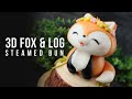 立體狐狸造型饅頭 | 3D Fox and Wood Log Steamed Buns