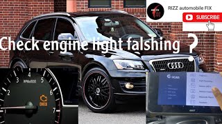 Audi Q5 engine light troubleshooting 👨‍🔧