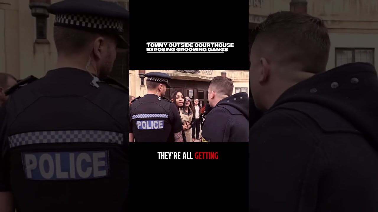 Tommy Robinson Exposes Grooming Gangs Outside Court Room Tommyrobinson Groominggangs