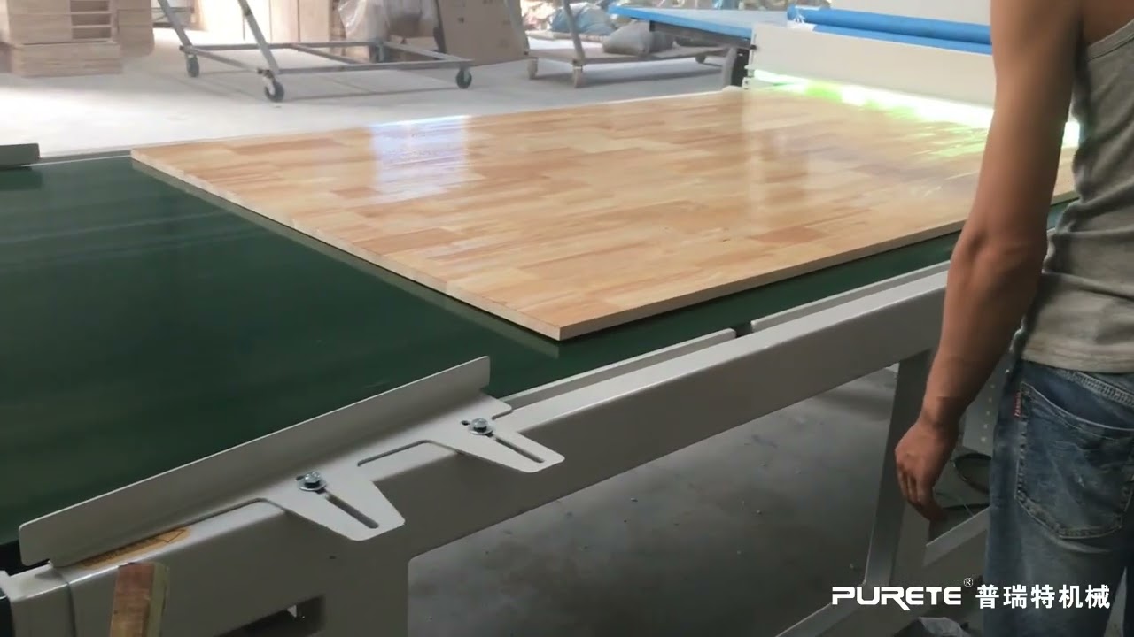 12 UV Roller coating line   Large board finger joint board No  1 bottom