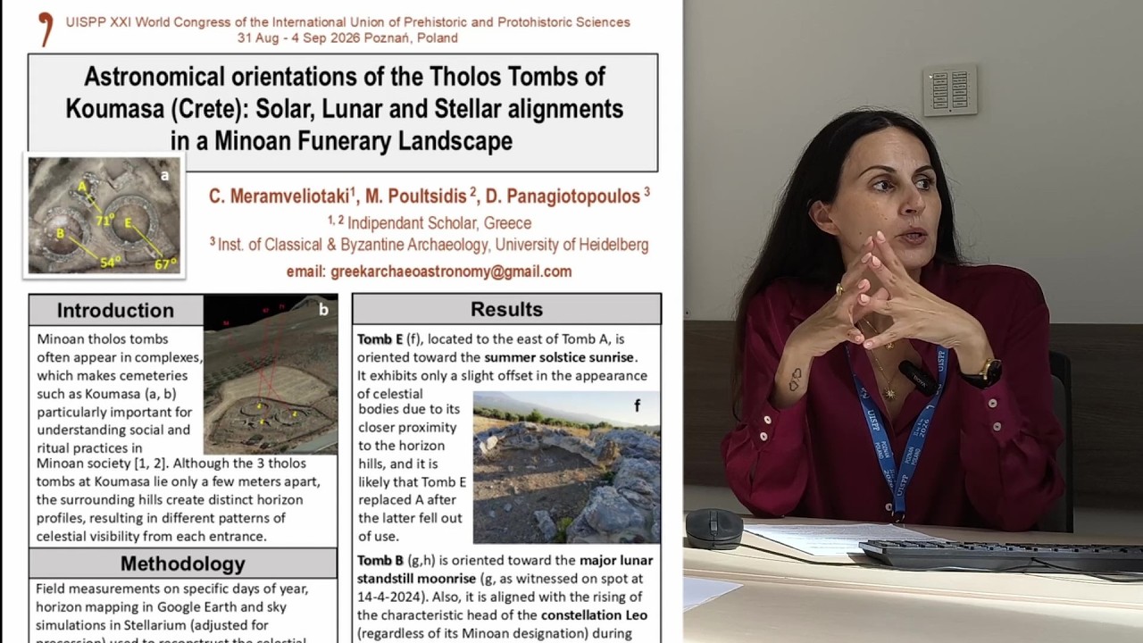 “Astronomical orientation of Koumasa Tholos Tombs” Poster in UISPP 2026 Congress – Video