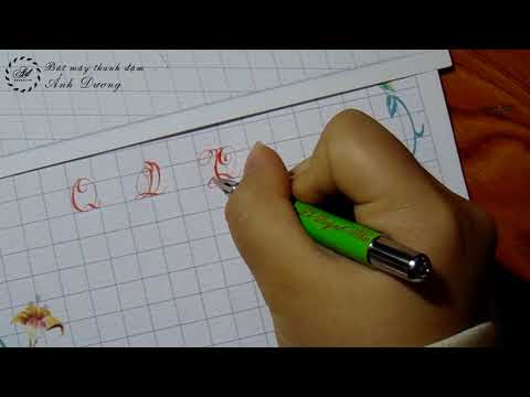 Cách viết và mẫu chữ Q hoa sáng tạo - Mẫu chữ Q sáng tạo