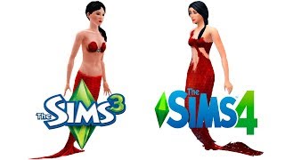 ♦ Sims 3 vs Sims 4 : Mermaids screenshot 3