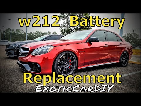 W212 E63 Mercedes Main Battery Install  2010-2016