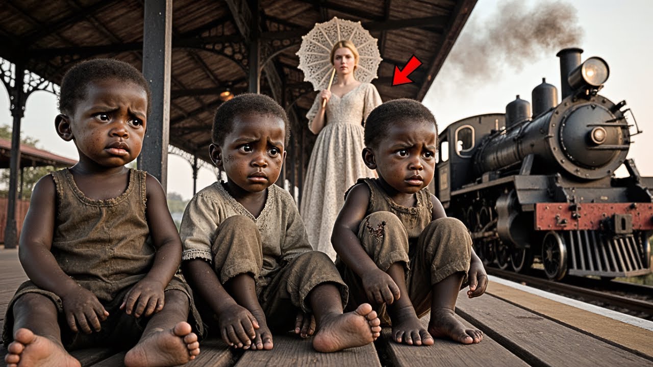 A SINHÁ DESCEU DO TREM E ENCONTROU 3 CRIANÇAS ABANDONADAS — MAS A SUA DECISÃO CHOCOU A TODOS!