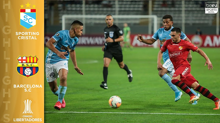 Sporting Cristal 2 - 1 Barcelona SC - HIGHLIGHTS & GOALS - 2/13/2020