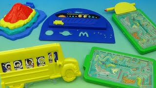 1994 The Magic School Bus Set Of 5 Mcdonalds Happy Meal Collectibles Video Review
