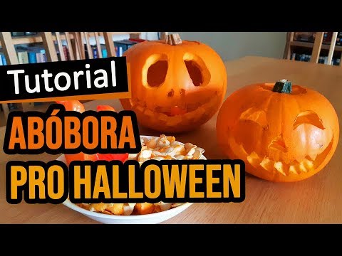 Vídeo: Como Esculpir Uma Abóbora Para O Halloween