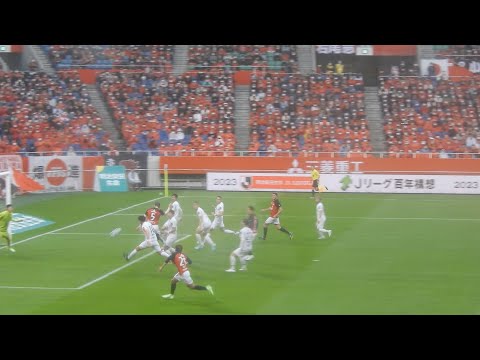 2023年4月15日 浦和レッズvs北海道コンサドーレ札幌 マリウスのゴールで4点目！