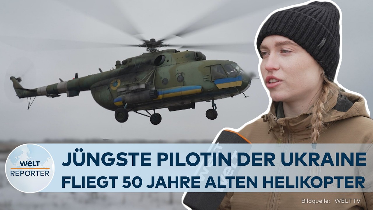 KRIEG IN DER UKRAINE: Frauen an der Front | Die jüngste Hubschrauberpilotin im Kampf gegen Putin