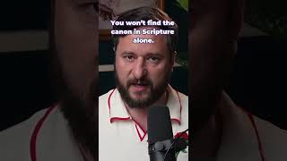 You WILL NOT find the CANON in SCRIPTURE ALONE!