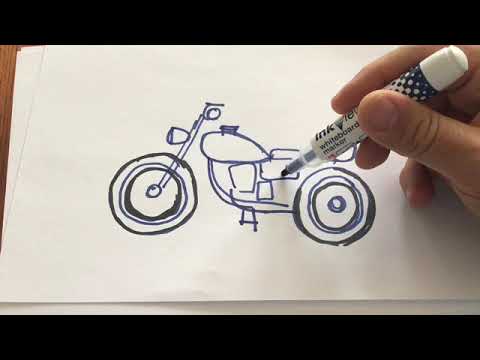 Wideo: Jak Narysować Motocykl Ołówkiem