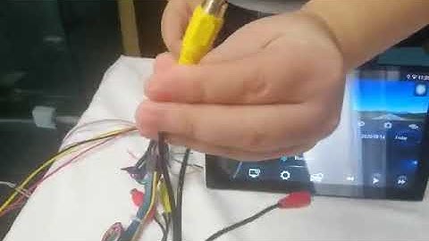 9/10inch Android car radio player: show how to video output function