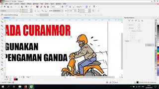 #CorelDrawX7 - Tutorial Membuat Banner Sederhana