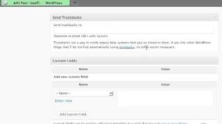 [03] Creating Posts 11-   Understanding Trackbacks and Pingbacks