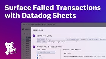 From Logs to Insights: Accelerate Customer-Impact Analysis with Datadog Sheets