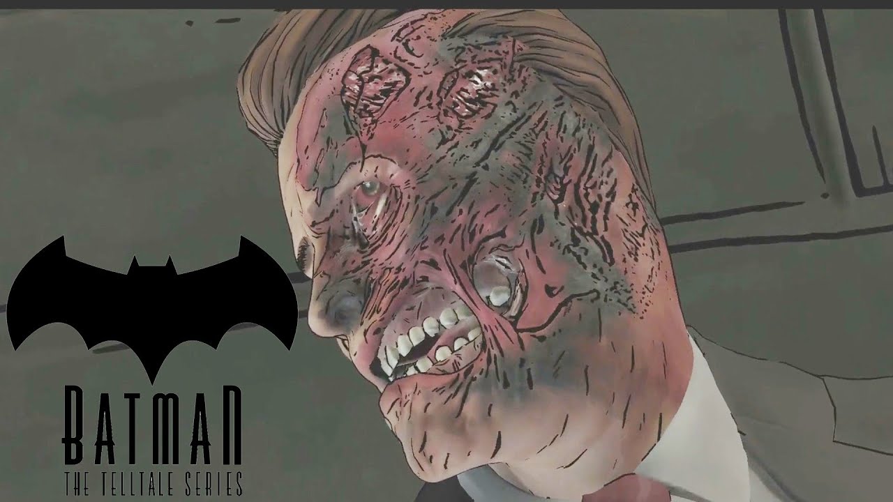 BATMAN TELLTALE EPISODE 2 HARVEY BECOMES TWO FACE Ending - YouTube