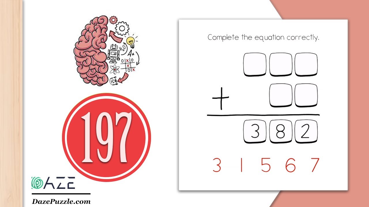 Brain test 34. Игра Brain Test 197 уровень. Как пройти 197 уровень в Brain Test.