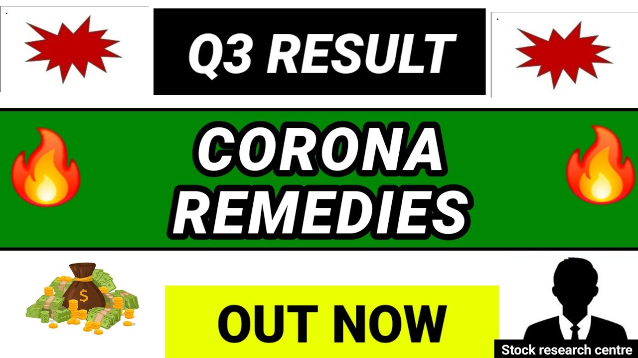 🧛 😌CORONA REMEDIES latest news 🧛 😌 - CORONA REMEDIES share latest news - CORONA REMEDIES share pric