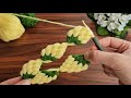 Super Easy Hairband Knitting Model - Tığ İşi Çok Guzel Örgü Saç Bandı Modeli Yapımı