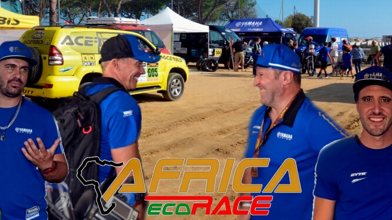 BOTTURI e TARRES Yamaha Ténéré 700 - Verifiche Tecniche e Park Fermé Africa Eco Race 2022