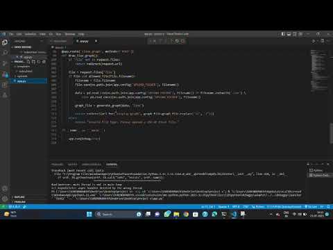 convert to CSV file to Data Visualization by using python web framework flask #python#pythonprojects