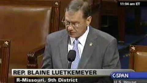 Luetkemeyer Takes to House Floor in Support of His Bill to Help Small Business