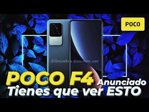 El POCO F4 Ya está AQUÍ ✅ Anuncio OFICIAL