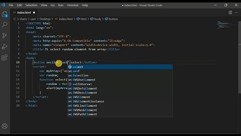 How to select random element from array (JS)
