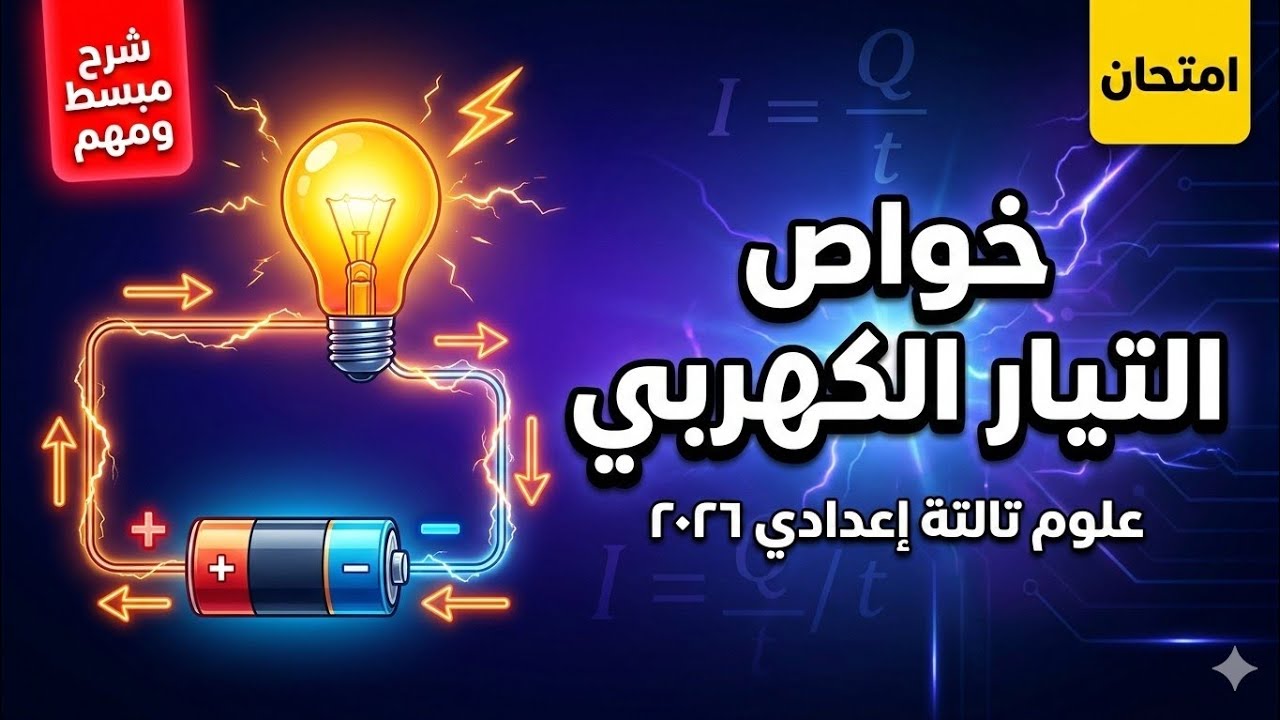 خواص التيار الكهربي ببساطة 💡 | علوم 3 إعدادي