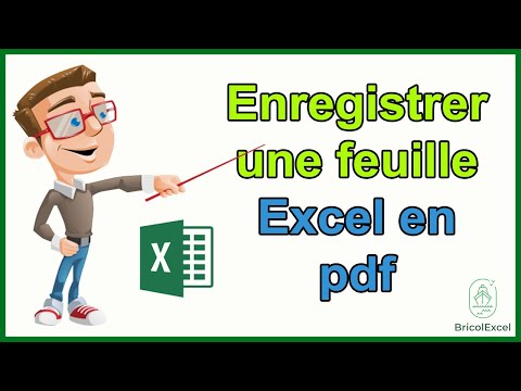 Vidéo: Comment enregistrer une feuille Excel au format PDF en mode paysage ?