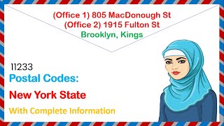 Zip Code of Brooklyn, Kings, 805 MacDonough St, 1915 Fulton St NY US New York 40.67827, -73.91994