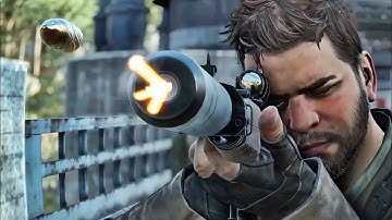 Sniper Elite Resistance (4K 60FPS) X-Ray Kill Cam Compilation #1 RTX 4090 PC Gameplay