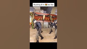 #SHORTS How Ghanian people rush B in CSGO 🇬🇭 (via Lichtenstein) #csgo #csgofunny #csgomemes #ксго
