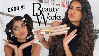 I SPENT £500 ON BEAUTY WORKS! *DISCOUNT CODE* MERMAID WAVES & BOUNCY CURLS TUTORIAL* | Kim Mann