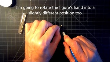 Re-posing An O scale Figure