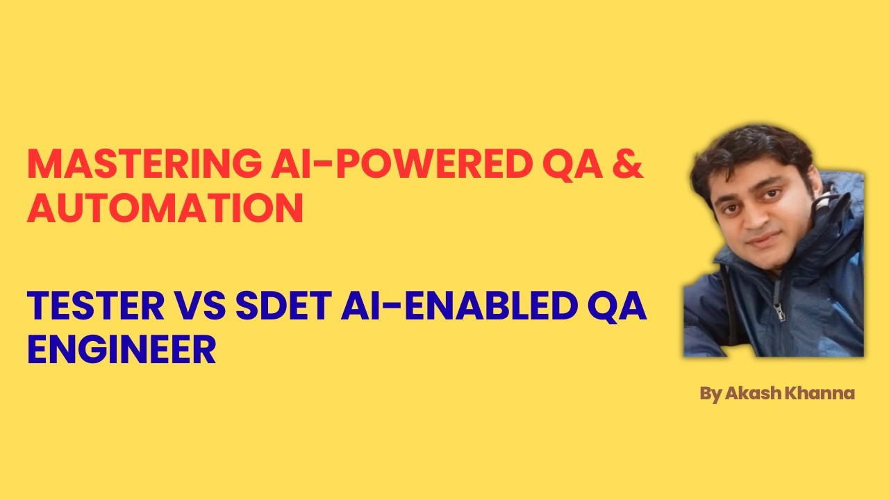 Tester vs SDET vs AI-Enabled QA Enginner