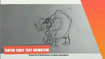 TARZAN | Tantor Early Test Animation"