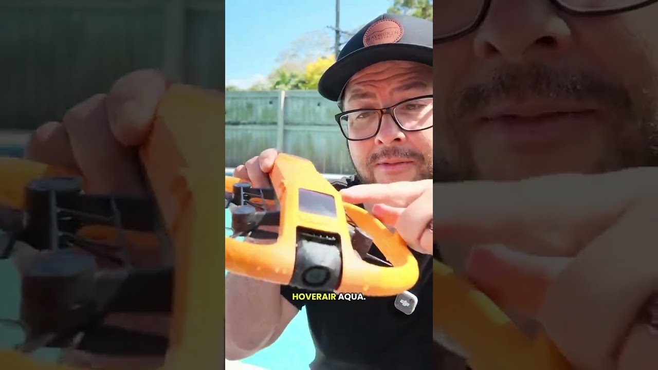 HoverAir Aqua. Fully Waterproof, self flying and flipping! #drone #hoverair #gadgets