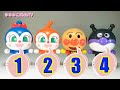 あつまれアンパンマン すうじおぼえ 知育動画 総集編⑥