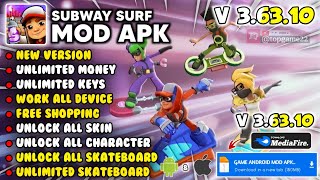 NEW UPDATE! SUBWAY SURF MOD APK NEW 2026 VERSION 3.63.10 Unlimited Money & Unlock All Character