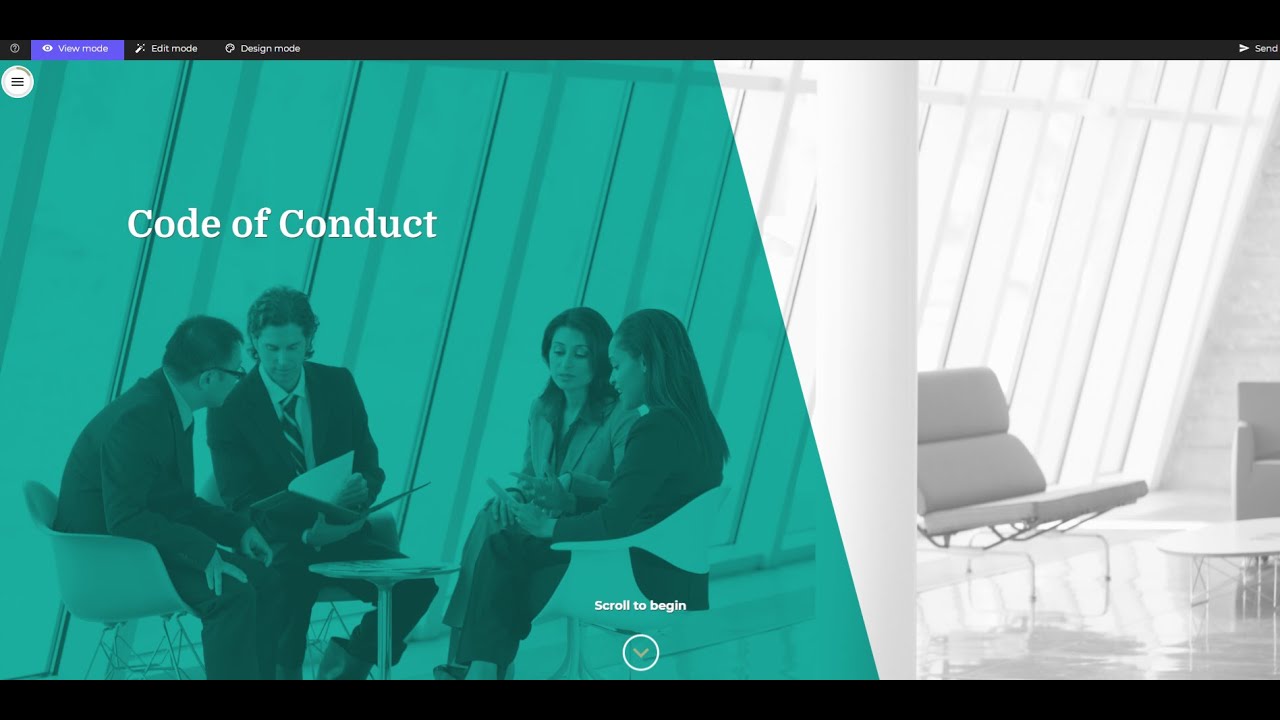 VinciWorks' build-your-own code of conduct course - YouTube