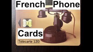 The Phone Booths and Phone Cards of France are disappearing !