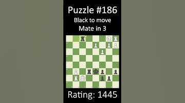 Daily Chess Puzzle no.186 #shorts