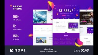 Brave - HTML Visual Page Editor Novi Showcase